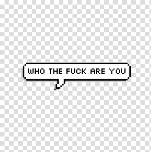 style, who the fuck are you text transparent background PNG clipart