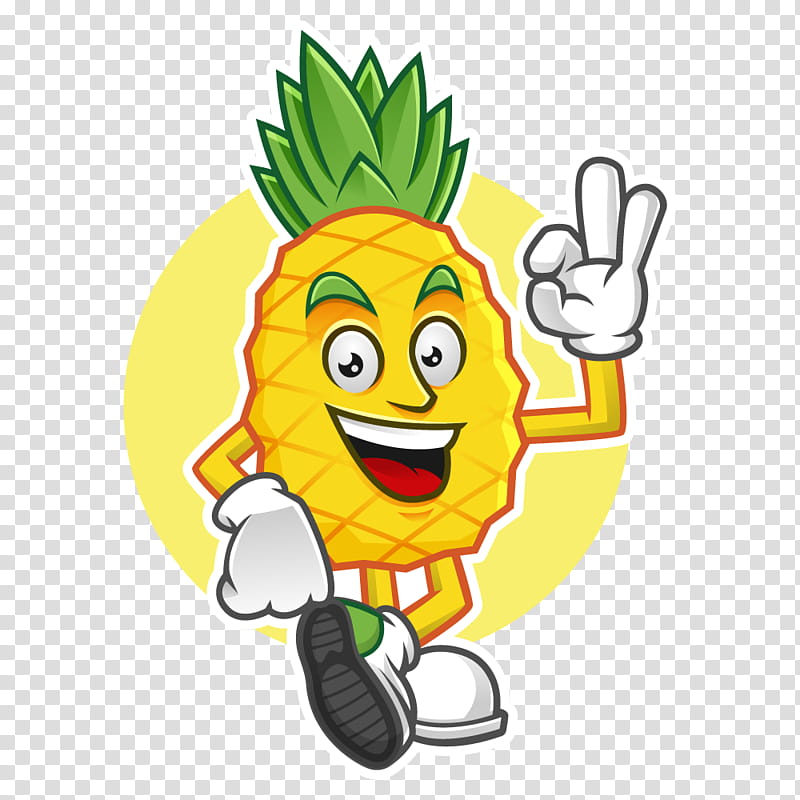 Pineapple, Smile, Gesture, Facial Expression, Thumb Signal, Fruit, Fotolia, Cartoon transparent background PNG clipart