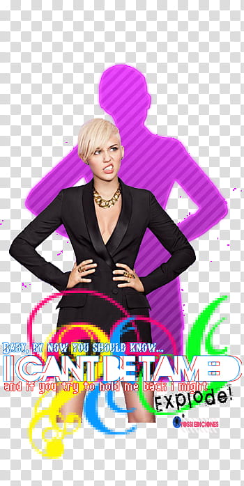 Figura Miley Cyrus para Solsito Guevara transparent background PNG clipart