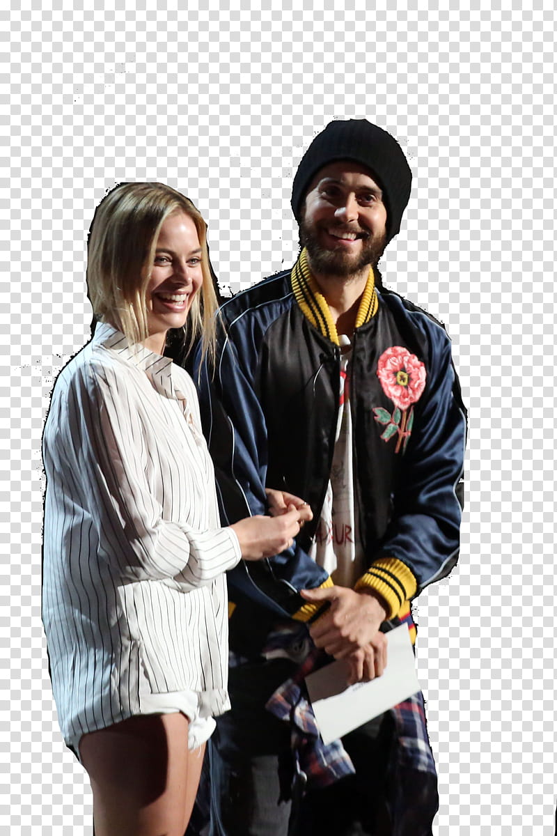 Render Jared Leto And Margot Robbie P transparent background PNG clipart