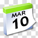 WinXP ICal, March  calendar illustration transparent background PNG clipart