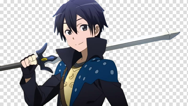 Kirito Kun From Sword Art Online transparent background PNG clipart