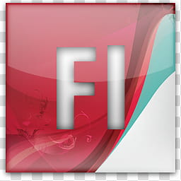 Adobe CS Master Coll Icons, Adobe Flash CS x, FI logo transparent background PNG clipart
