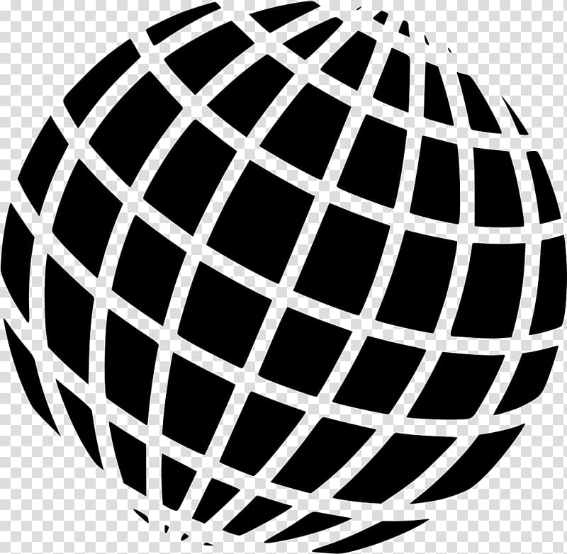 graphy Logo, Globe, Sphere, Grid, Line, Ball, Blackandwhite, Circle transparent background PNG clipart