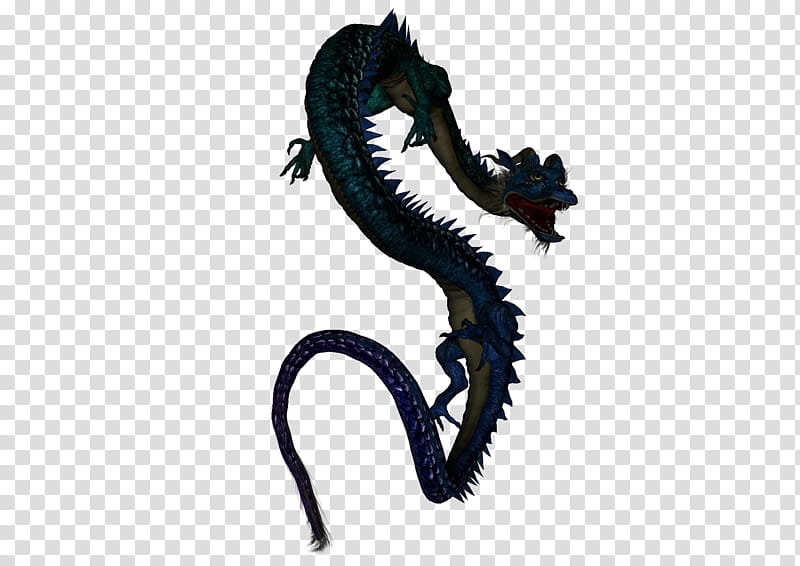 Asian Dragon , blue dragon illustration transparent background PNG clipart