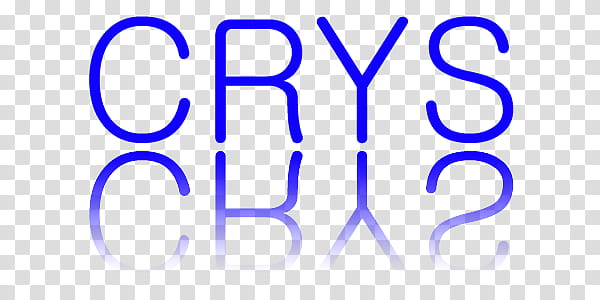 Blue Reflect Text Icons, Crysis, Crys text overlay transparent background PNG clipart