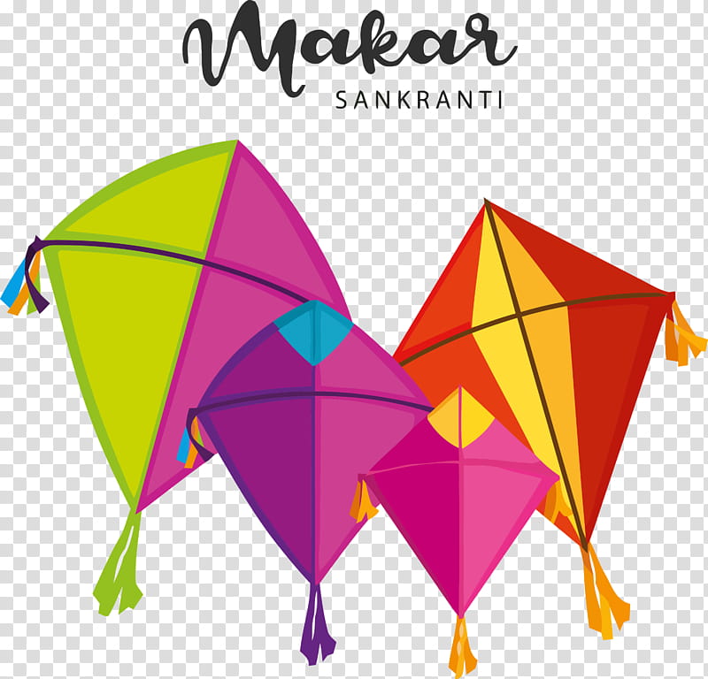 Makar Sankranti Magha Mela, Maghi, Bhogi, Kite, Line, Sport Kite, Triangle transparent background PNG clipart