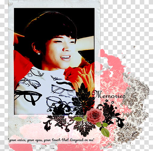 Woohyun memories transparent background PNG clipart