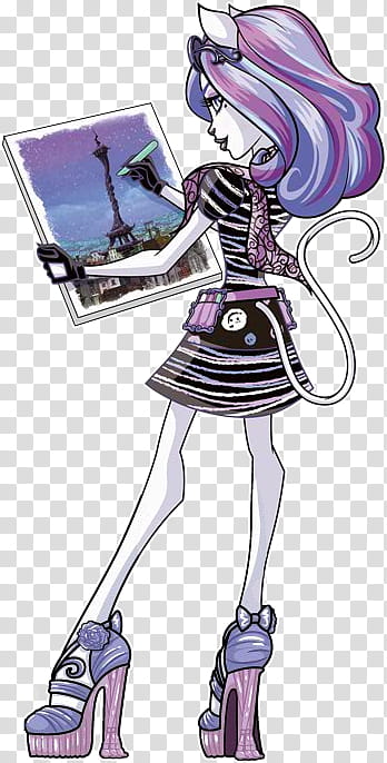 Monster High Scaris Catrine de Mew transparent background PNG clipart