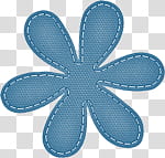 blue flower art transparent background PNG clipart