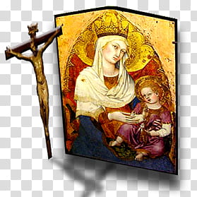 Steampunk Icon Set in format, iconoid, Our Mother of Guadalupe illustration transparent background PNG clipart