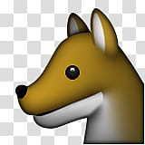 emojis, brown dog transparent background PNG clipart