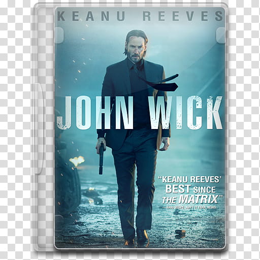 Movie Icon Mega , John Wick, John Wick DVD case transparent background PNG clipart