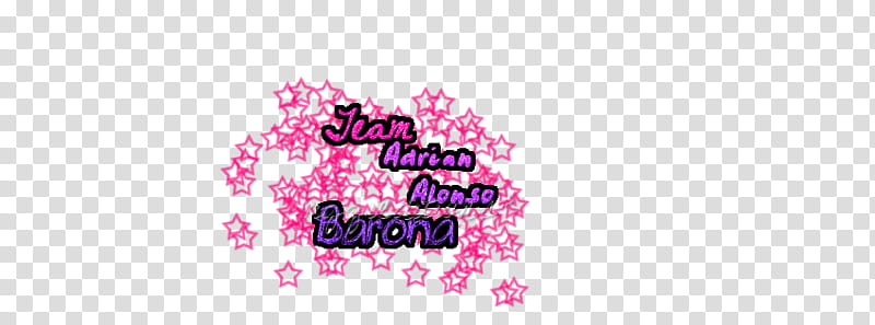 Texto para Team Adrian Alonso Barona transparent background PNG clipart