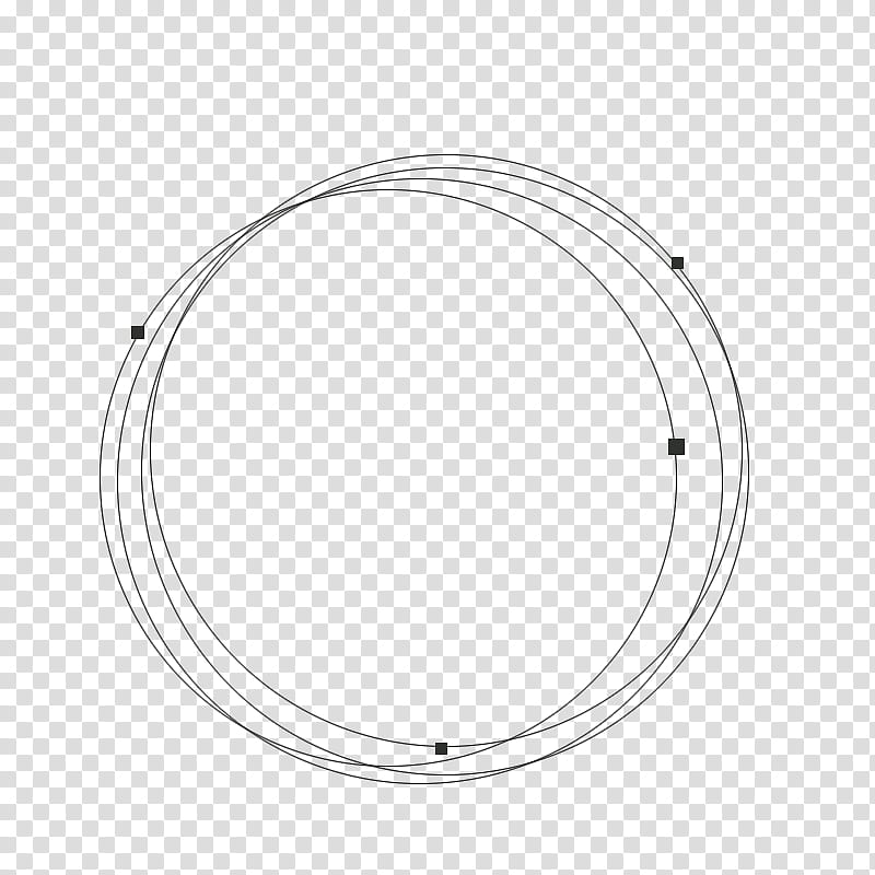 Brush, four thin gray rings transparent background PNG clipart