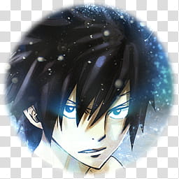 Fairy Tail Icon , Grey, black haired boy anime character transparent background PNG clipart