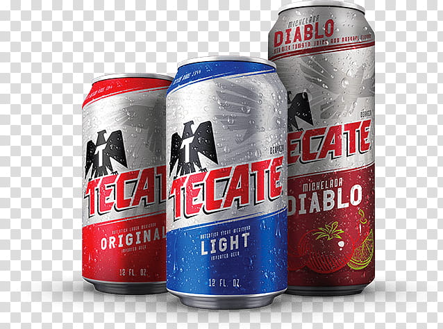 Beer, Tecate, Energy Drink, Tecate Beer, Fizzy Drinks, Aluminum Can, Michelada, Drink Can transparent background PNG clipart