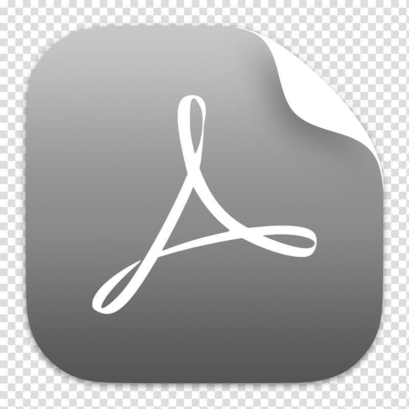 IOS style Adobe icons, PDF iOS(grey) transparent background PNG clipart ...