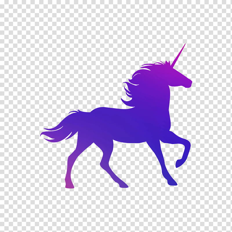 Unicorn Drawing, Mustang, Pony, Rearing, Silhouette, Equestrian, Horse, Purple transparent background PNG clipart
