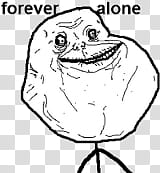 Featured image of post Forever Alone Meme Png - Internet meme rage comic, meme, comics, white png.