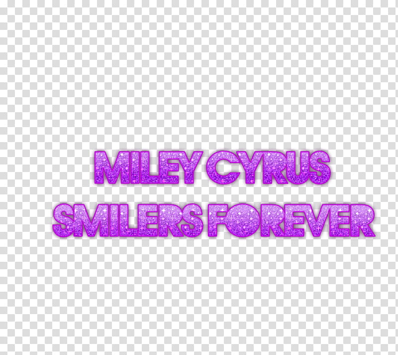 Miley Cyrus Smilers Forever Morado transparent background PNG clipart
