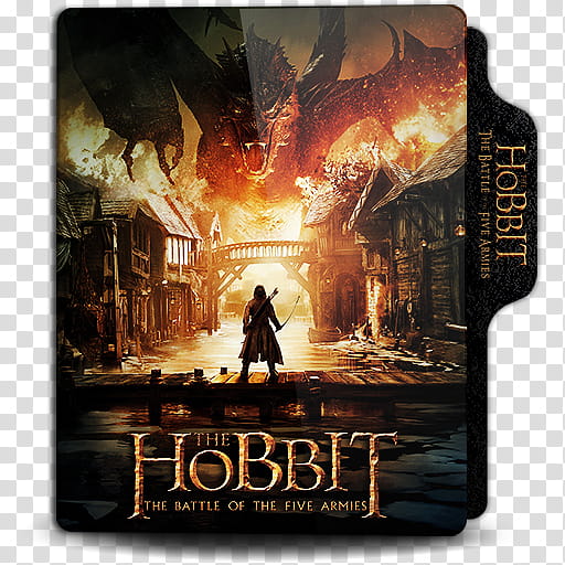 The Hobbit folder icon, The Hobbit. The Battle of the Five Armies. () transparent background PNG clipart