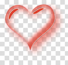 red heart art transparent background PNG clipart