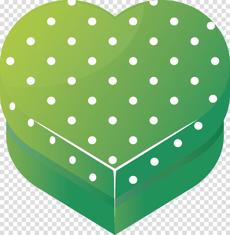 Polka dot, Green, Heart, Circle transparent background PNG clipart