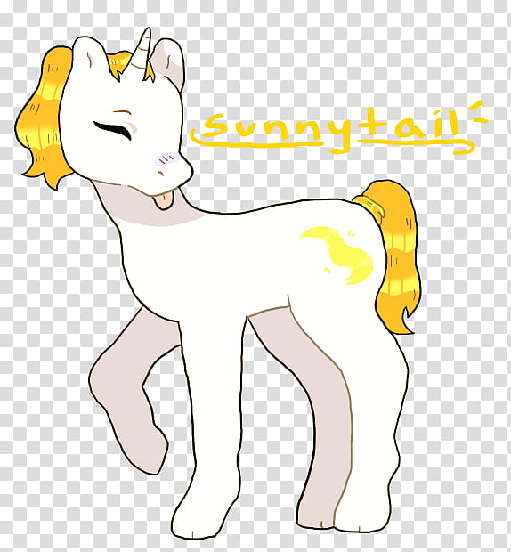 Pony YCH Example, Sunnytail transparent background PNG clipart