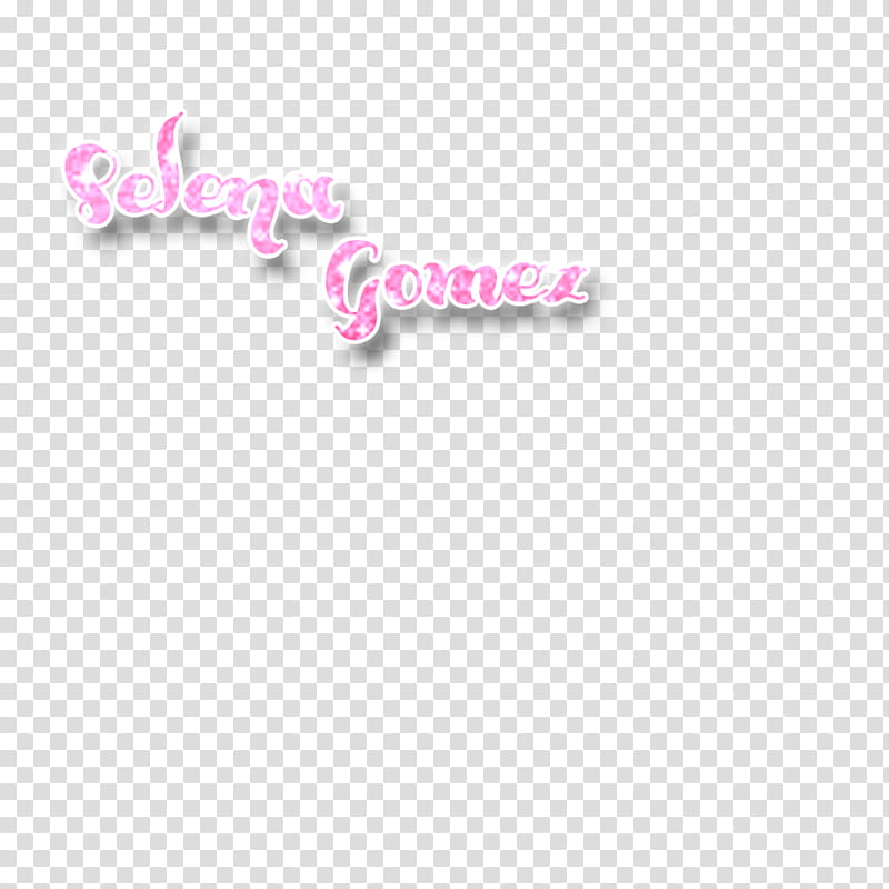 texto Selena Gomez hecho por mi transparent background PNG clipart