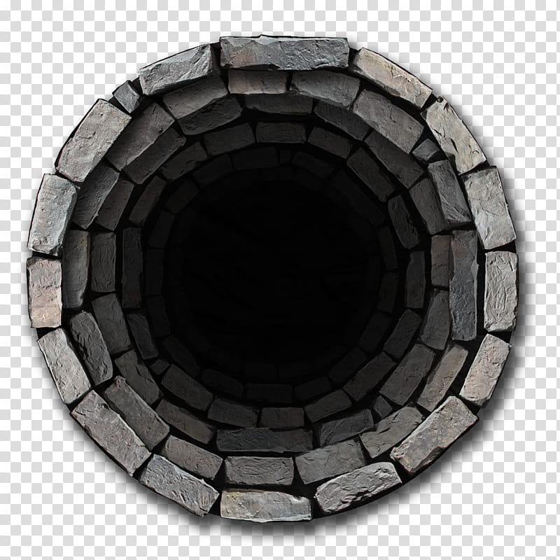 gray stone well transparent background PNG clipart