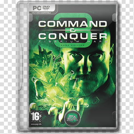 Game Icons , Command-&-Conquer--Kane-Edition, Command & Conquer PC DVD case transparent background PNG clipart