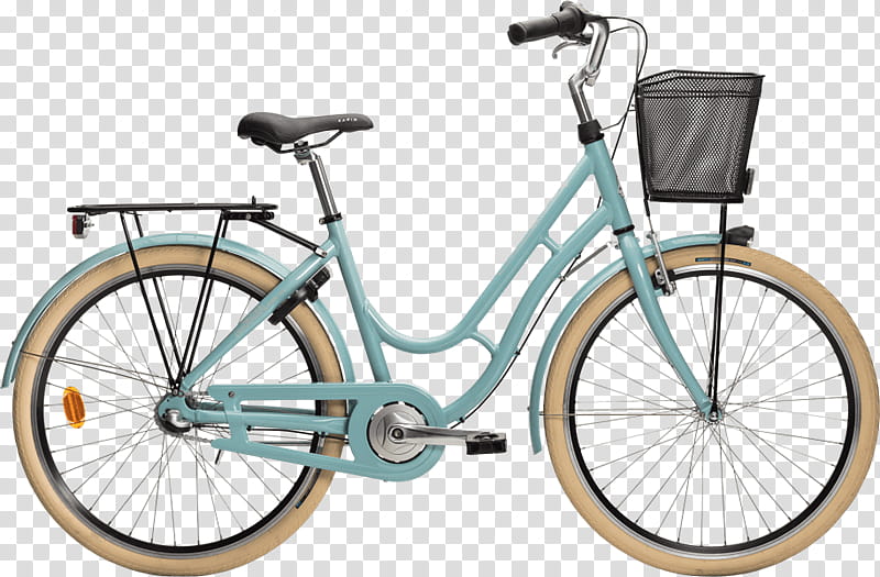 white womens bike with basket