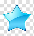 blue star transparent background PNG clipart