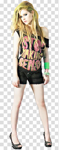 Avril Lavigne , standing Avril Lavigne transparent background PNG clipart
