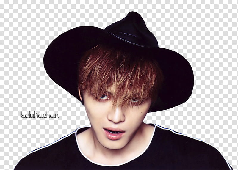 Jaejoong NoX, man wearing black hat making face transparent background PNG clipart