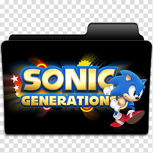 Game Folder   Folders, Sonic Generation game cover screenshot transparent background PNG clipart