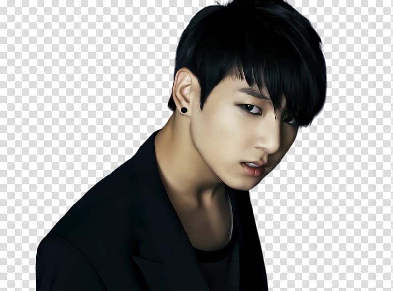 BTS Drawing, Jungkook, Dark Wild, Digital Art, Painting, Portrait, Kpop, Singer transparent background PNG clipart