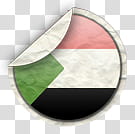 world flags, Sudan icon transparent background PNG clipart