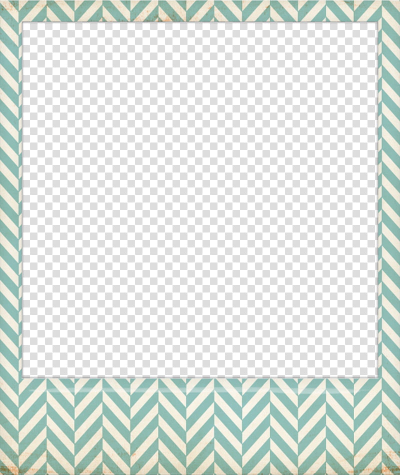 Snap Shots, gray and blue chevron frame transparent background PNG clipart