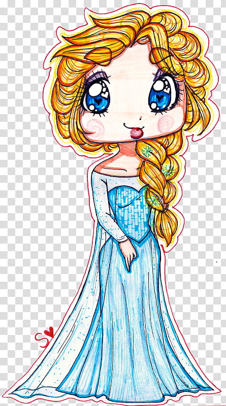 Frozen Drawing, Line Art, Woman, Child Art, Country, Cartoon, Fashion Design, Long Hair transparent background PNG clipart