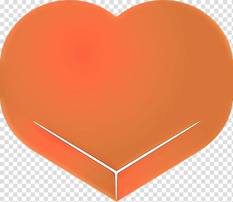 Valentine's day, Heart, Orange, Valentines Day, Love, Peach transparent background PNG clipart