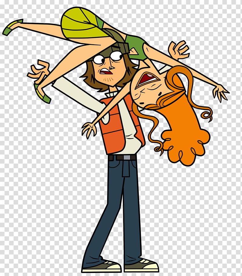 Total Drama All Stars Redux Shawn and Izzy transparent background PNG clipart