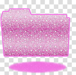 carpetas, pink glitter folder transparent background PNG clipart