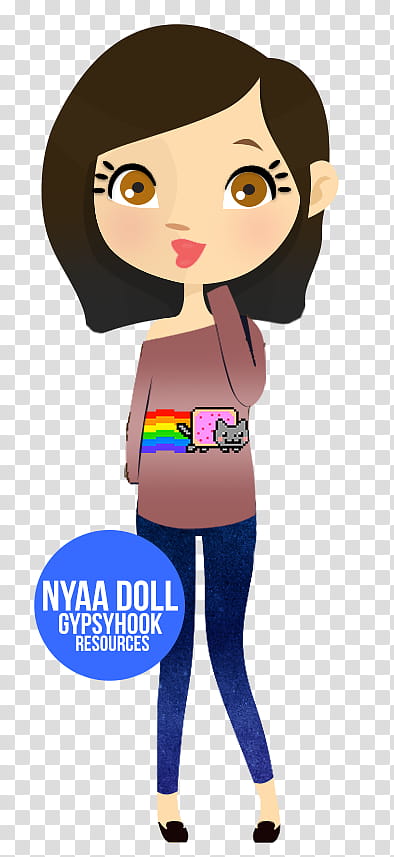 Nyaa Doll transparent background PNG clipart