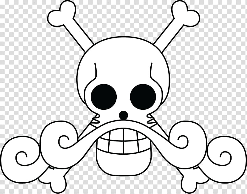 Roger Pirates Flag One Piece Skull Pirates Logo Transparent Background Png Clipart Hiclipart