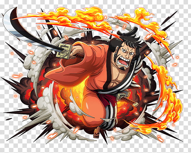 Foxfire Kinemon Retainer of Kozuki Family, black haired male character illustration transparent background PNG clipart