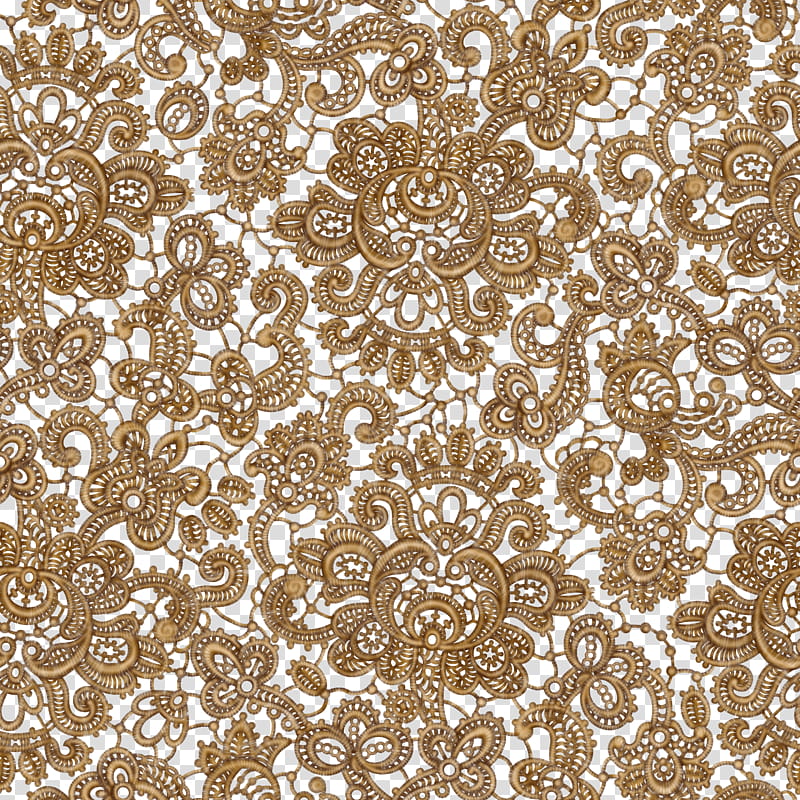 Lace Seamless GOLD transparent background PNG clipart
