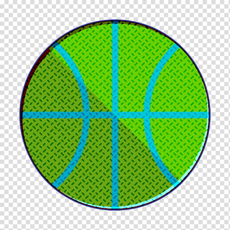 Education elements icon Basketball icon, Green, Line, Circle transparent background PNG clipart