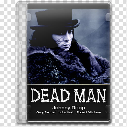 Movie Icon Mega , Dead Man, Dead Man Johnny Depp DVD case transparent background PNG clipart